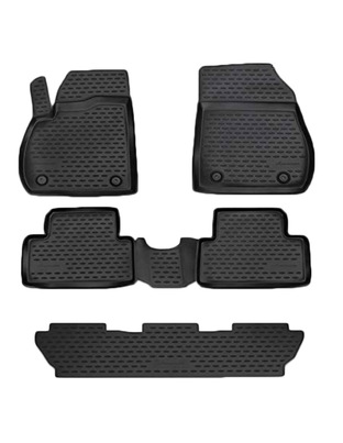 ΠΑΤΑΚΙΑ ΣΕ ΣΚΑΦΗ TPE ΛΑΣΤΙΧΟ ΓΙΑ OPEL ZAFIRA C (5ΘΕΣΙΟ) 5D 2012+   ΣΕ ΜΑΥΡΟ ΧΡΩΜΑ NOVLINE - 5 ΤΕΜ.