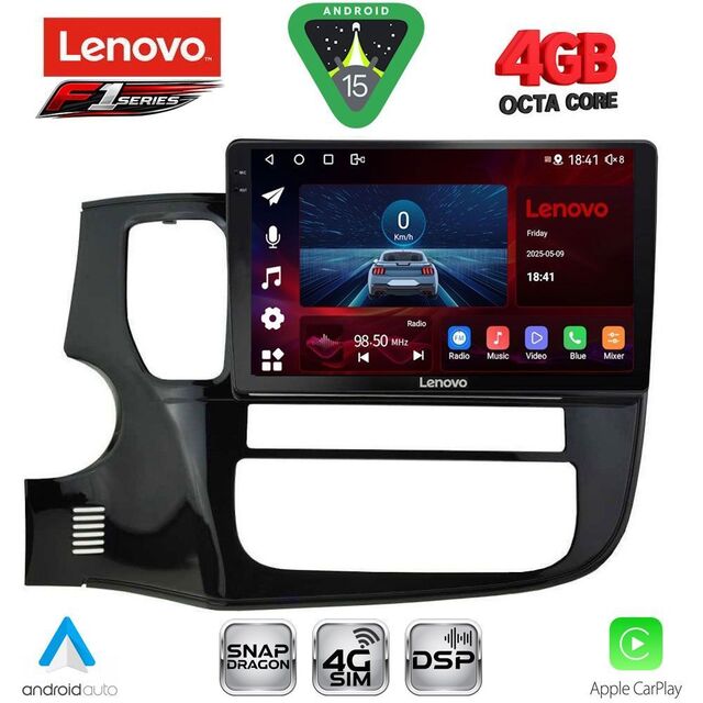 LENOVO SSQ 9443_CPA (10inc) MULTIMEDIA TABLET for MITSUBISHI OUTLANDER mod. 2013-2020