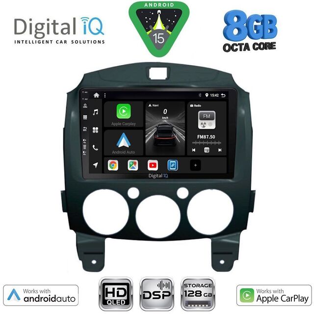 DIGITAL IQ BXF 7361_CPAA (9inc) MULTIMEDIA TABLET for MAZDA 2  mod. 2007-2014