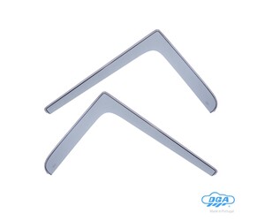 ΖΕΥΓΑΡΙ ΜΠΡΟΣΤΙΝΟΙ ΑΝΕΜΟΘΡΑΥΣΤΕΣ ΓΙΑ FORD TRANSIT 3/4/5D 2000-2013 ΑΠΟ ΕΥΚΑΜΠΤΟ ΧΥΤΟ ΑΚΡΥΛΙΚΟ ΓΥΑΛΙ (CAST ACRYLIC GLASS) DGA - 2 ΤΕΜ.