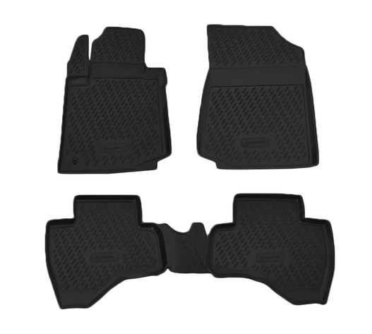 ΠΑΤΑΚΙΑ ΣΕ ΣΚΑΦΗ TPE ΛΑΣΤΙΧΟ ΓΙΑ PEUGEOT 107 5D 11/2008-2014   ΣΕ ΜΑΥΡΟ ΧΡΩΜΑ NOVLINE - 4 ΤΕΜ.