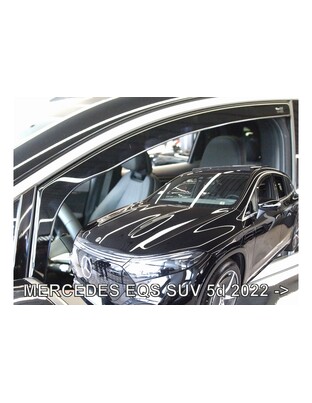 ΑΝΕΜΟΘΡΑΥΣΤΕΣ ΓΙΑ MERCEDES EQS SUV 5D 2022+? ΖΕΥΓΑΡΙ ΑΠΟ ΕΥΚΑΜΠΤΟ ΦΙΜΕ ΠΛΑΣΤΙΚΟ HEKO - 2 ΤΕΜ.