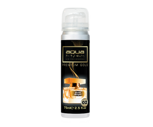 Aqua - ΑΡΩΜΑΤΙΚΟ ΑΥΤΟΚΙΝΗΤΟΥ ΣΕ ΣΠΡΕΙ (SPRAY) ΜΕ ΑΡΩΜΑ GOLD ANGEL PREMIUM GOLD SERIES 75ml AQUA - 1 TEM. (10-779/AQ)