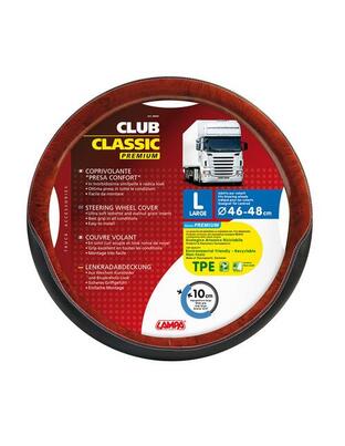 ΚΑΛΥΜΜΑ ΤΙΜΟΝΙΟΥ ΦΟΡΤΗΓΟΥ CLUB-CLASSIC (L) 46-48cm (ΜΑΥΡΟ/ΞΥΛΟ/ΟΙΚΟΛΟΓΙΚΟ/ΑΟΣΜΟ)