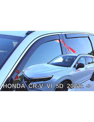 ΑΝΕΜΟΘΡΑΥΣΤΕΣ ΓΙΑ HONDA CR-V 5D 2022+  ΣΕΤ ΑΥΤΟΚΙΝΗΤΟΥ ΑΠΟ ΕΥΚΑΜΠΤΟ ΦΙΜΕ ΠΛΑΣΤΙΚΟ HEKO - 4 ΤΕΜ.