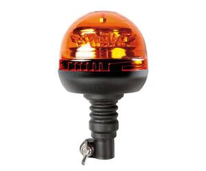 ΦΑΡΟΣ RL-8 12V/24V 3 ΧΡΗΣΕΩΝ 12LED ΒΙΔΩΤΟΣ ΕΛΑΣΤΙΚΟΣ ΠΟΡΤΟΚΑΛΙ 210x127mm