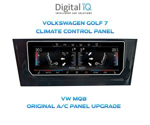 DIGITAL IQ CCP 747_CP (6.9") (MQB) CLIMATE CONTROL PANEL for VW GOLF 7 mod. 2013-2020