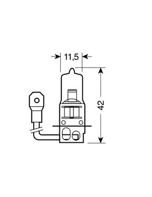 H3 BLU-XE  12V/55W 42mm 4.150Κ