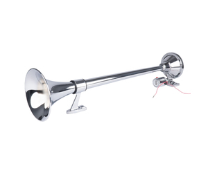 Amio - ΚΟΡΝΑ ΠΝΕΥΜΑΤΙΚΗ ΜΟΝΗ 12/24V 150dB ΜΗΚΟΣ:64 cm ΧΡΩΜΙΟ - 1 ΤΕΜ. (04076/AM)