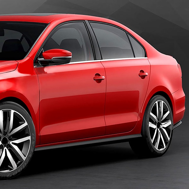 TRIM  ΠΑΡΑΘΥΡΩΝ ΑΥΤΟΚΟΛΛΗΤΑ ΧΡΩΜΙΟΥ 6ΤΕΜ. ΓΙΑ VW JETTA 4D 2011+