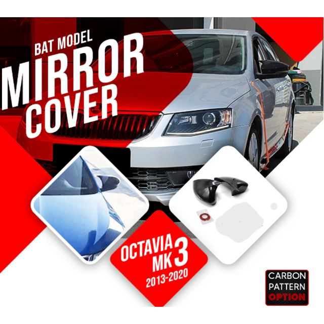 Καπάκια καθρεφτών batman - Skoda Octavia MK3 2013-2020