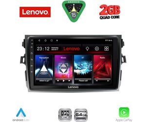 LENOVO LVD 2713_CPA (9inc) MULTIMEDIA TABLET for TOYOTA COROLLA 4D mod. 2006-2012