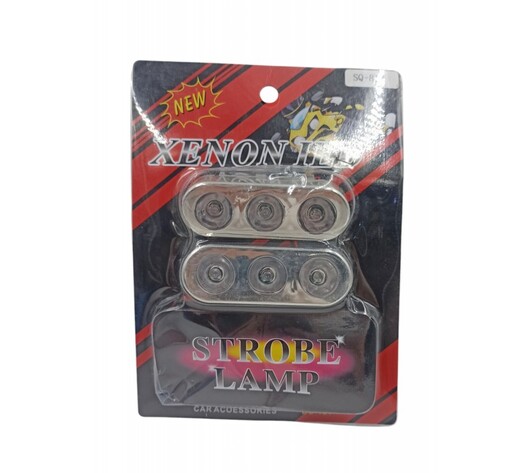 XENON STROBE LAMP ΜΠΛΕ ΣΕΤ 2ΤΜΧ SQ-813