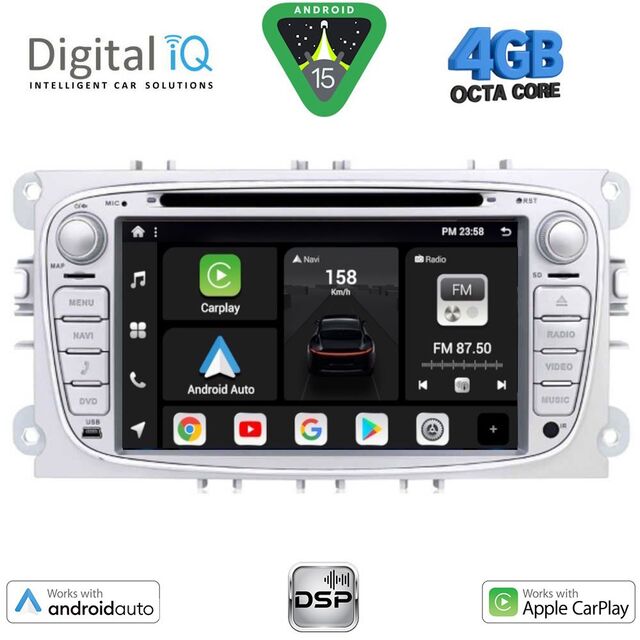 DIGITAL IQ BXF 603SL_CPAA (7" DVD) MULTIMEDIA SYSTEM for FORD mod. 2007-2011