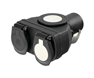 ΑΝΤΑΠΤΟΡΑΣ ΦΟΡΤΗΓΟΥ ΔΙΠΛΟΣ 24V 15pin (ISO12098)> 1 TYPE N (ISO1185)+1 TYPE S (ISO 3731) ERICH JAEGER LAMPA - 1 TEM.