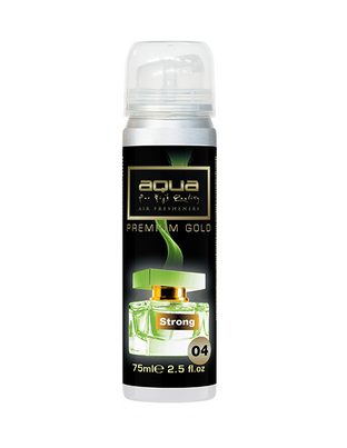 Aqua - ΑΡΩΜΑΤΙΚΟ ΑΥΤΟΚΙΝΗΤΟΥ ΣΕ ΣΠΡΕΙ (SPRAY) ΜΕ ΑΡΩΜΑ STRONG PREMIUM GOLD SERIES 75ml AQUA - 1 TEM. (10-781/AQ)