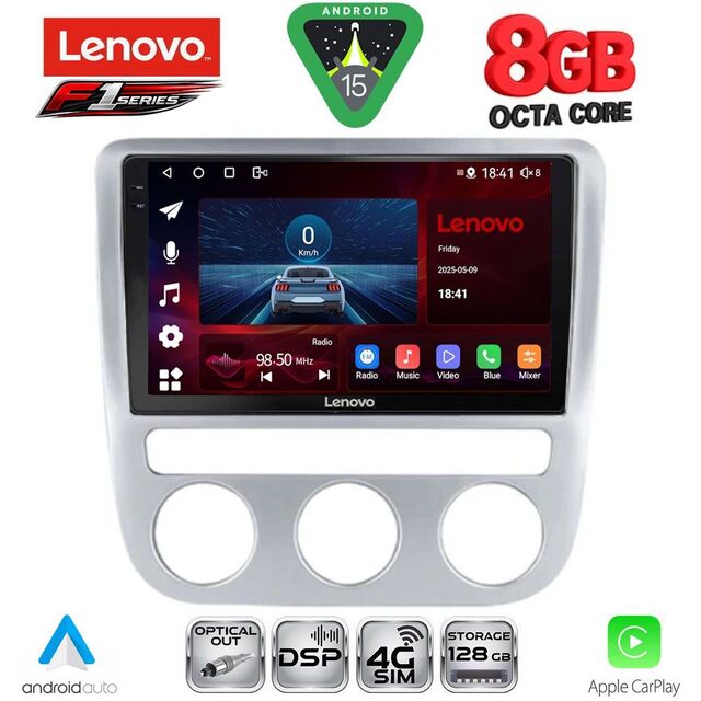 LENOVO SSR 10752_CPA CLIMA (9inc) MULTIMEDIA TABLET for VW EOS mod. 2006> - SCIROCCO mod. 2008-2010