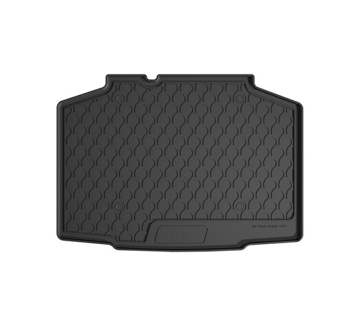 Lampa - Πατάκι Σκάφη Πορτ Μπαγκάζ Για Skoda Kamiq (Nw) 12/2019 > 02/2024 5πορτο / SUV (Κάτω Επίπεδο) Sumisura Trunk Mat Από Άοσμο, Μη Τοξικό, Οικολογικό Και Ανακυκλώσιμο Συνθετικό Λάστιχο Σε Μαύρο Χρώμα Με Υποδοχή Για Προέκταση L2519.8 - L2519.9 - 1 τε