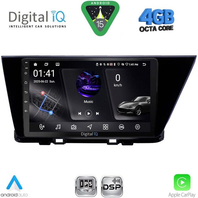 DIGITAL IQ RSG 6305_CPA (9inc) MULTIMEDIA TABLET for KIA NIRO mod. 2017-2021
