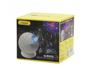 ΦΩΤΟΡΥΘΜΙΚΟ mini ΠΡΟΤΖΕΚΤΟΡΑΣ RGB ANDOWL Q-RG50