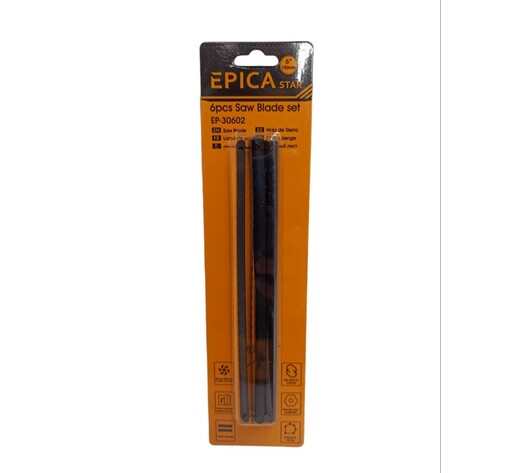 ΛΕΠΙΔΕΣ ΓΙΑ ΠΡΙΟΝΙ 6"/150mm 6ΤΜΧ EPICA STAR EP-30602