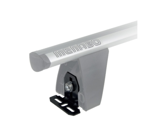 MENABO DLFIX201FP KIT TYPE FP ΑΚΡΑ (ΠΟΔΙΑ) ΓΙΑ ΜΠΑΡΕΣ ΟΡΟΦΗΣ DELTA / OMEGA BLACK / SILVER - 1 ΣΕΤ (10490/MB)