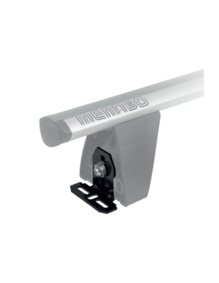 MENABO DLFIX201FP KIT TYPE FP ΑΚΡΑ (ΠΟΔΙΑ) ΓΙΑ ΜΠΑΡΕΣ ΟΡΟΦΗΣ DELTA / OMEGA BLACK / SILVER - 1 ΣΕΤ (10490/MB)