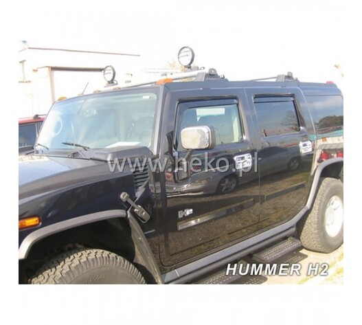 ΑΝΕΜΟΘΡΑΥΣΤΕΣ ΓΙΑ HUMMER H2 2002-2009 5D ΖΕΥΓΑΡΙ ΑΥΤΟΚΙΝΗΤΟΥ ΑΠΟ ΕΥΚΑΜΠΤΟ ΦΙΜΕ ΠΛΑΣΤΙΚΟ HEKO - 2 ΤΕΜ.