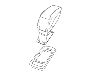 Βάση αντάπτορας τεμπέλη για OPEL MERIVA 01/10+  Lampa - 1 τεμ.