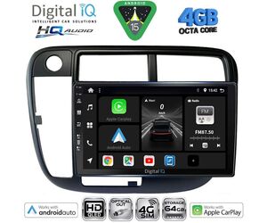 DIGITAL IQ BXK 19186_CPAA CLIMA (9inc) MULTIMEDIA TABLET for HONDA CIVIC mod. 1995-2001
