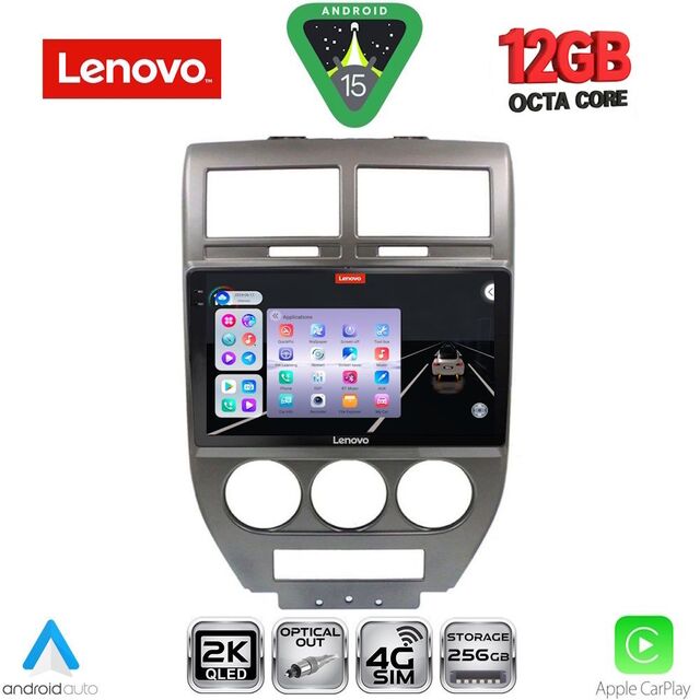 LENOVO SSZ 12276_CPA (10inc) MULTIMEDIA TABLET for JEEP COMPASS - PATRIOT mod. 2007-2016