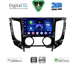 DIGITAL IQ BXC 3437_CPAA A/C (9inc) MULTIMEDIA TABLET for MITSUBISHI L200 mod. 2015-2019 with A/C