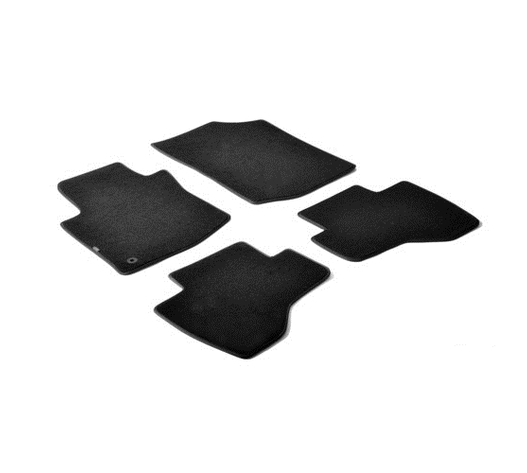 ΠΑΤΑΚΙΑ EXECUTIVE ΜΟΚΕΤΑ ΓΙΑ CITROEN C1 / PEUGEOT 107 / TOYOTA AYGO 2005-2014 ΣΕ ΜΑΥΡΟ ΧΡΩΜΑ ΜΕ ΚΟΥΜΠΩΜΑΤΑ LAMPA - 4 ΤΕΜ.
