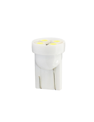 T10 W5W 12V W2,1x9,5d LED 4xSMD3528 ΛΕΥΚΟ (ΚΑΡΦΩΤΟ ΑΚΑΛΥΚΟ) BLISTER 2ΤΕΜ. M-TECH