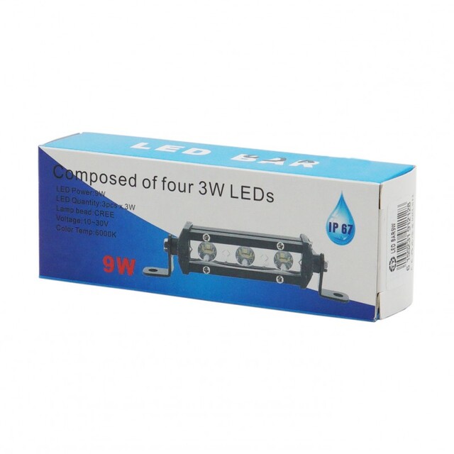 ΠΡΟΒΟΛΕΑΣ LED ΚΑΤΕΥΘΥΝΟΜΕΝΟΣ 9W AU-91212