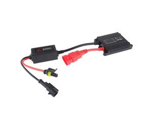Amio - Kit Xenon Bi-Xenon H4-3 6000K 35W 12V με SLIM ballast για ισχυρό λευκό φωτισμό δρόμου και καθαρή δέσμη σε μεσαία και μεγάλη σκάλα - 1 Σετ (01943/AM)