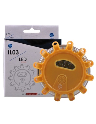 ΦΩΣ ΑΣΦΑΛΕΙΑΣ ΕΚΤΑΚΤΗΣ ΑΝΑΓΚΗΣ 100x100x35mm ΜΕ 15LED (3 ΛΕΥΚΟ +12 ΠΟΡΤΟΚΑΛΙ)  5 ΧΡΗΣΕΩΝ 1ΤΕΜ. M-TECH