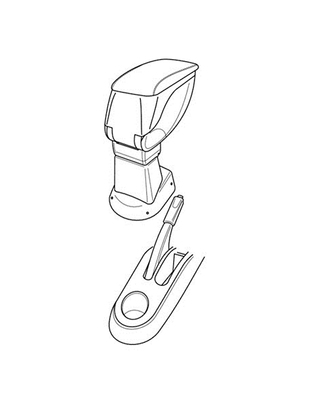 Βάση αντάπτορας τεμπέλη για RENAULT CLIO III 10/05> -  Lampa - 1 τεμ.