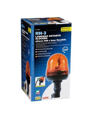 Φάρος με ελαστική βάση RH-3 12V/24V με DIN 125x235mm