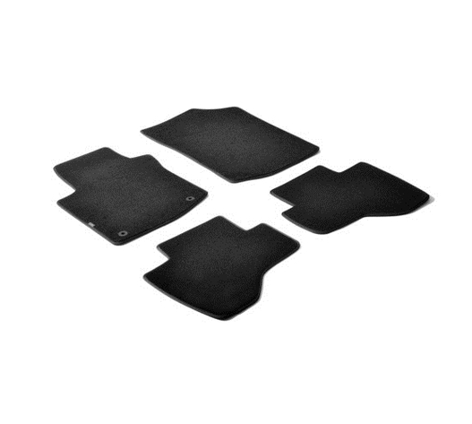 ΠΑΤΑΚΙΑ EXECUTIVE ΜΟΚΕΤΑ ΓΙΑ CITROEN C1 / PEUGEOT 107 / TOYOTA AYGO 2005-2014 ΣΕ ΜΑΥΡΟ ΧΡΩΜΑ ΜΕ ΚΟΥΜΠΩΜΑΤΑ LAMPA - 4 ΤΕΜ.