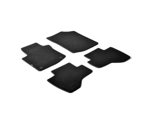 ΠΑΤΑΚΙΑ EXECUTIVE ΜΟΚΕΤΑ ΓΙΑ CITROEN C1 / PEUGEOT 107 / TOYOTA AYGO 2005-2014 ΣΕ ΜΑΥΡΟ ΧΡΩΜΑ ΜΕ ΚΟΥΜΠΩΜΑΤΑ LAMPA - 4 ΤΕΜ.