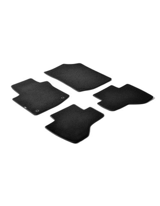 ΠΑΤΑΚΙΑ EXECUTIVE ΜΟΚΕΤΑ ΓΙΑ CITROEN C1 / PEUGEOT 107 / TOYOTA AYGO 2005-2014 ΣΕ ΜΑΥΡΟ ΧΡΩΜΑ ΜΕ ΚΟΥΜΠΩΜΑΤΑ LAMPA - 4 ΤΕΜ.