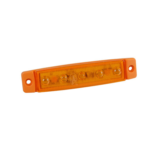 ΦΩΣ ΟΓΚΟΥ 12/24V 5xSMD LED ΠΟΡΤΟΚΑΛΙ 96x20mm ΜΕ ΕΓΚΡΙΣΗ ΤΥΠΟΥ R7/R10  LAMPA - 1 TEM.