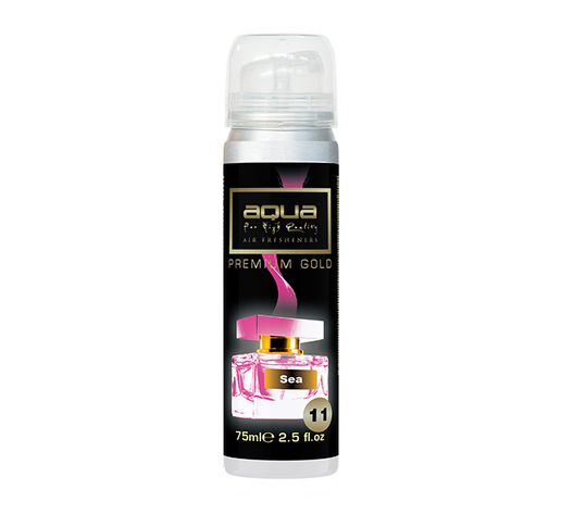 Aqua - ΑΡΩΜΑΤΙΚΟ ΑΥΤΟΚΙΝΗΤΟΥ ΣΕ ΣΠΡΕΙ (SPRAY) ΜΕ ΑΡΩΜΑ SEA PREMIUM GOLD SERIES 75ml AQUA - 1 TEM. (10-805/AQ)