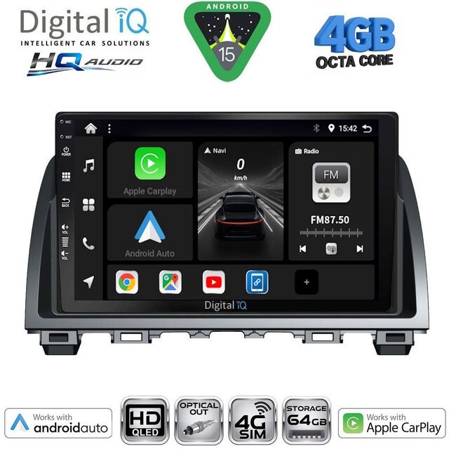 DIGITAL IQ BXK 19378_CPAA (9inc) MULTIMEDIA TABLET for MAZDA 6 mod. 2012-2017