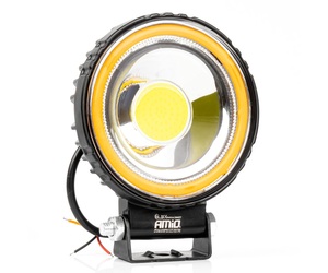 Amio - Προβολέας Εργασίας LED AWL83 FLOOD 48W 3600lm 6500K με σταθερή Κίτρινη LED μπάρα - 1 τεμ. (04427/AM)