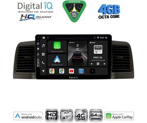 DIGITAL IQ BXK 19712BL_CPAA (9inc) MULTIMEDIA TABLET for TOYOTA COROLLA mod. 2001-2006 (BLACK)