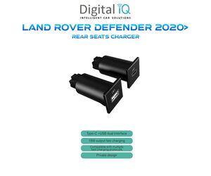 DIQ FΖ 5013 REAR SEATS CAR CHARGER KIT for LAND ROVER DEFENDER 2020>