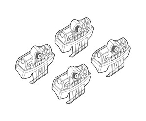 ΑΚΡΑ ΓΙΑ ΜΠΑΡΕΣ NORDRIVE ΓΙΑ TOYOTA VERSO 2009+ KIT