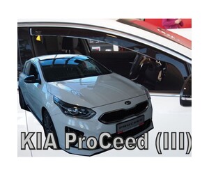 ΑΝΕΜΟΘΡΑΥΣΤΕΣ ΓΙΑ KIA PRO CEED III 5D 2019+ ΖΕΥΓΑΡΙ ΑΠΟ ΕΥΚΑΜΠΤΟ ΦΙΜΕ ΠΛΑΣΤΙΚΟ HEKO - 2 ΤΕΜ.